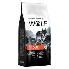 The Hunger of the Wolf Hundefutter für ausgewachsene Hunde aller Rassen, Fein zubereitetes Trockenfutter ohne Getreide mit Wildfleisch und Süßkartoffeln - 14 kg