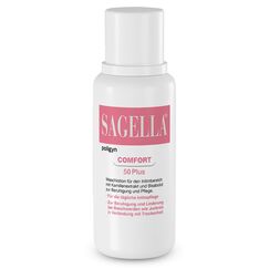 SAGELLA poligyn - Comfort 50 Plus: Intimwaschlotion mit Kamillenextrakt und Bisabolol, Intimpflege ab der Menopause, 500 ml