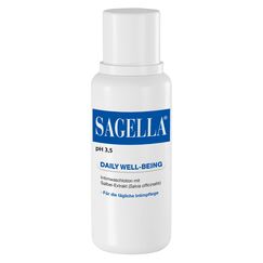 SAGELLA pH 3,5 – DAILY WELL-BEING: Intimwaschlotion mit Milchsäure und Salbei-Extrakt für die tägliche Intimpflege, 100 ml