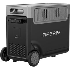 AFERIY 3600W Powerstation, 3840Wh LiFePO4 Tragbare Solargenerator mit 3x230V AC Ausgang 3600W (7200W Peak), Solargenerator Schnelles Stromspeicher Aufladen für Zuhause, Stromausfall, Camping