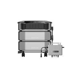 EcoFlow DELTA Pro Ultra Powerstation 12kWh, DELTA Pro Ultra mit Zusatzakku, 0% VAT WLAN Stream Mikrowechselrichter 800W, 6 900 W AC-Ausgang, erweiterbar auf 30kWh, Solargenerator für Zuhause, Notfälle