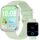 Smartwatch mit Telefonfunktion, Smartwatch für Damen Herren HD-Touch Screen Fitnessuhr mit Herzfrequenz SpO2 Schlafmonitor Schrittzähler, 200+ Sportmodi IP68 Wasserdicht Smart Watch für iOS Android, Farbe: Grün