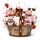 BRUBAKER Cosmetics Bade- und Dusch Set Kokosnuss & Erdbeer Duft - 10-teiliges Geschenkset in Vintage Wanne