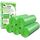 Kompostierbare Müllbeutel 20l, Biomüllbeutel 4-6 Gallonen 100 Zählungen, Dicker Abbaubarer Müllsack kompostierbar Für Lebensmittel-/Haushalts-/Gartenabfälle in Küche-/Büro-/Haushalt-/ Haustier