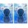 WC-Ente® Blue Bloc Intank, WC-Tabs für Wasserkästen, Marine Duft, 4er Pack (2x50g)