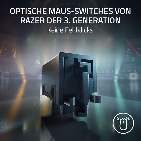 Razer DeathAdder V3 Pro - Leichte kabellose Ergonomische Esports-Maus (63g Leichtes Design, Focus Pro 30K Optischer Sensor, Mausschalter Gen-3, HyperSpeed Wireless) Faker-Edition