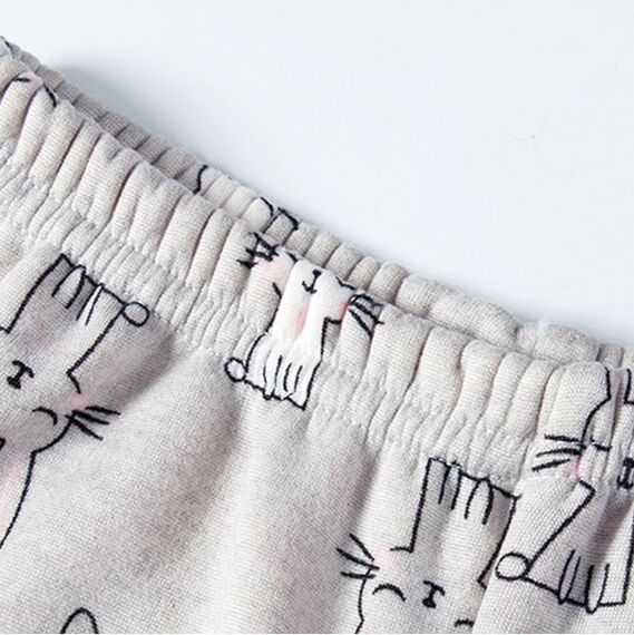 XINYUNZU Kinder Thermohose Gefütterte Hose Winterhose Kuschel Jogginghose Warm Thermo Leggings Elastische Taille Sporthose Warme Hosen für Jungen und Mädchen Grau 120