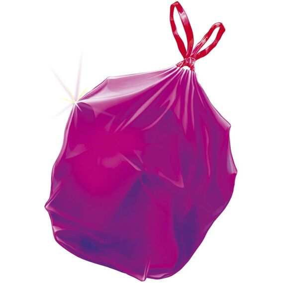 Swirl Duft-Müllbeutel Vanille-Lavendel mit Zugband, 20 Liter, 7 Rollen mit je 12 Beuteln