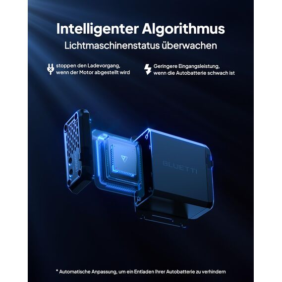 BLUETTI AC200L Powerstation mit Charger 1, 2400W LiFePO4 Backup, 560W Alternator-Ladegerät, 2048Wh Erweiterbar auf 8192Wh, 3,6 Std. volle Ladung über Auto, ideal für Reisen, Off-Grid, Stromausfälle