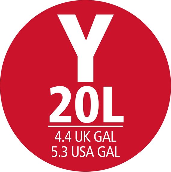 Brabantia Müllbeutel PerfectFit Spenderpackung (Code Y / 20L) Extra Starke müllsäcke Mit Zugband (40 Müllbeutel)