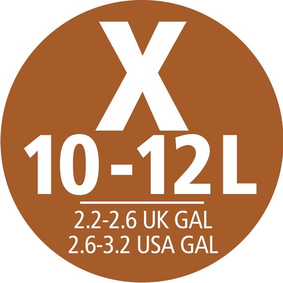 Brabantia Müllbeutel PerfectFit Spenderpackung (White - Code X - 10L / 12L) Extra Starke müllsäcke Mit Zugband (40 Müllbeutel)