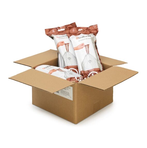 Brabantia Müllbeutel, Weiß, 120 Bags