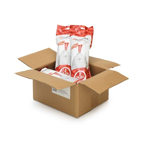 Brabantia 138362 Müllbeutel, Weiß, 120