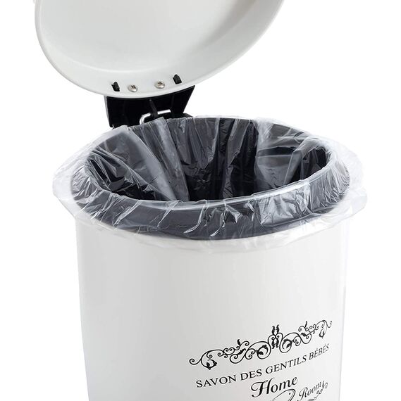 200 Stück Müllbeutel Premiumline: 25 Liter, 10er Pack, Größe: 53 x 54 cm - Besonders reißfest und wasserdicht - Mit Trage-Griff/Henkel