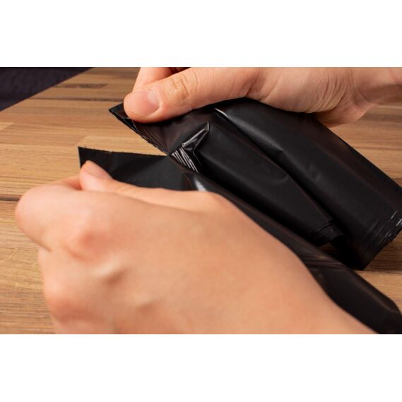 York Müllsäcke 35 L Müllbeutel 15 Stück Mülltüten Abfallsäcke Schwerlast Extra Stark Stabil Schwarz