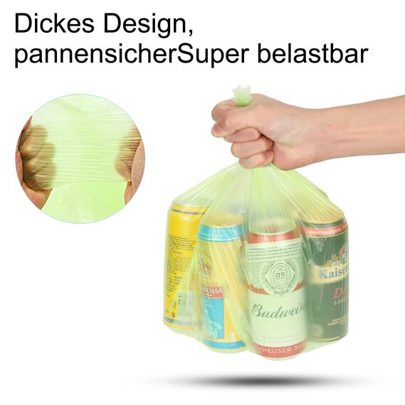 Müllsäcke kompostierbare müllbeutel-100pcs biomülltüten-30L: Aievrgad 8gallon rubbish bag - 100% recycled, thick, biodegradable, compostable, for kitchen/home/garden green