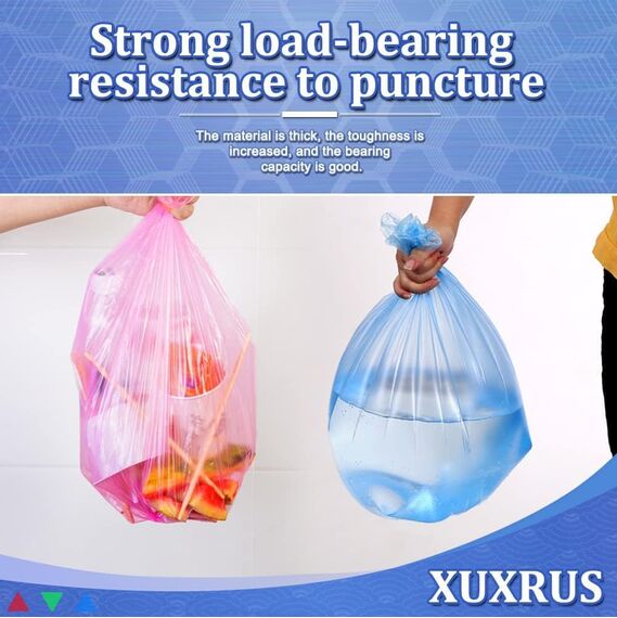 XUXRUS Farben Müllbeutel 5L Müllsäcke Reißfest Abfallbeutel,200 Stück Kleine Mülltüten