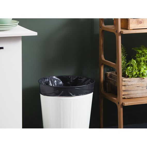 YORK Schwarze Müllsäcke 120L (1 Rolle mit 10 Stück) - Müllsack 120 Liter - Große Müllsäcke - Stabile Abfallsäcke - Mülltüten 120l Extra Stark (Packung mit 3)