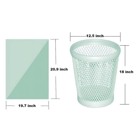 AURMOO Reißfest Müllbeutel 20L, Abbaubar Biomüllbeutel, Tropfsichere Mülltüten für Hausmüll, Reißfeste Müllsäcke für Mülleimer, 160 Stück(W50xH53cm,Grün)