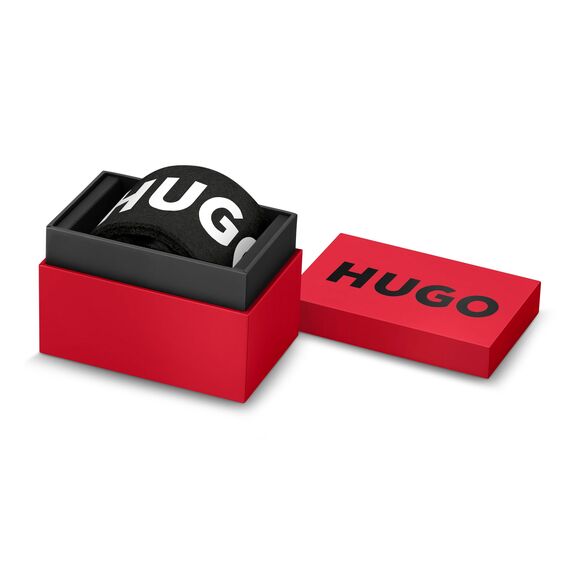 HUGO Analog Quarzuhr für Herren Kollektion #First mit Silbernes Edelstahlarmband - 1530186