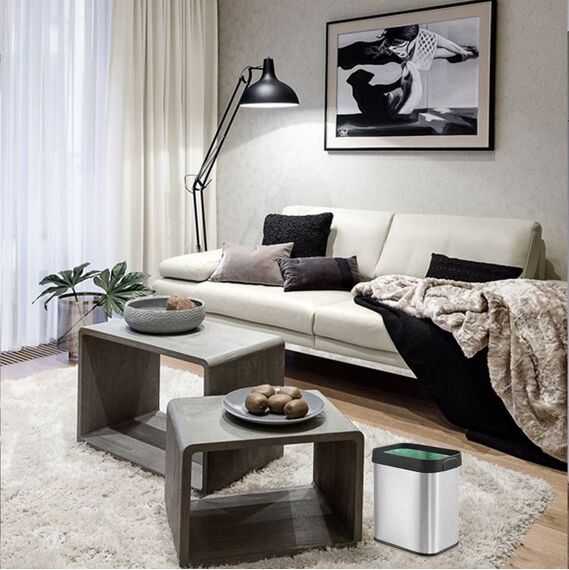 180 Biomüllbeutel 10L mit Henkel, AURMOO Bio Beutel 3 Gallon, Küchen Lebensmittel Abfallbeutel, Biomüll Abfallbeutel für Familie, Büro(45X60cm,Grün)