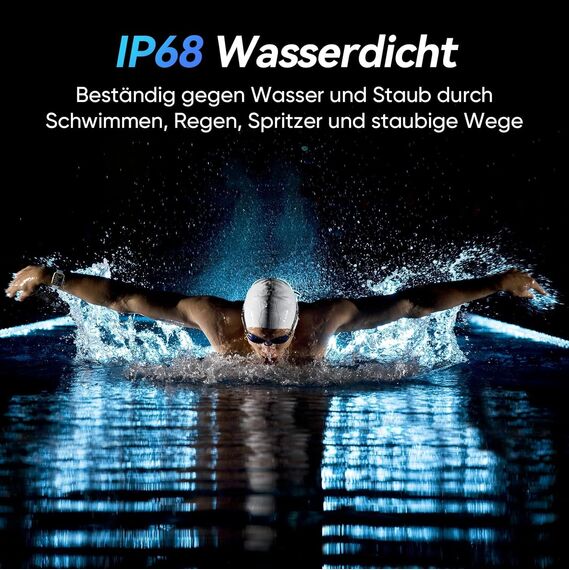 Fitpolo Smartwatch Damen mit Telefonfunktion, 1.8'' Alexa eingebaute Fitnessuhr Damen mit IP68 Wasserdicht,110+ Sportmodi Schrittzähler Uhr Damen mit Herzfrequenz/SpO2/Schlafmonitor, für Android&iOS