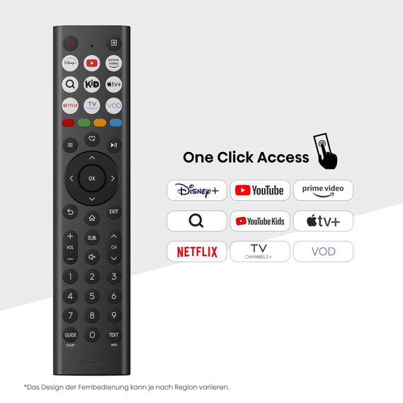 Hisense 40E4QT Fehrnseher, 40 Zoll, DLED, Smart TV, Game Mode, AI Sports Mode, Dolby Audio, Dolby MS12, DTS Virtual X, HDR10, HLG, Full HD, High Contrast, Rauschunterdrückung [2025]