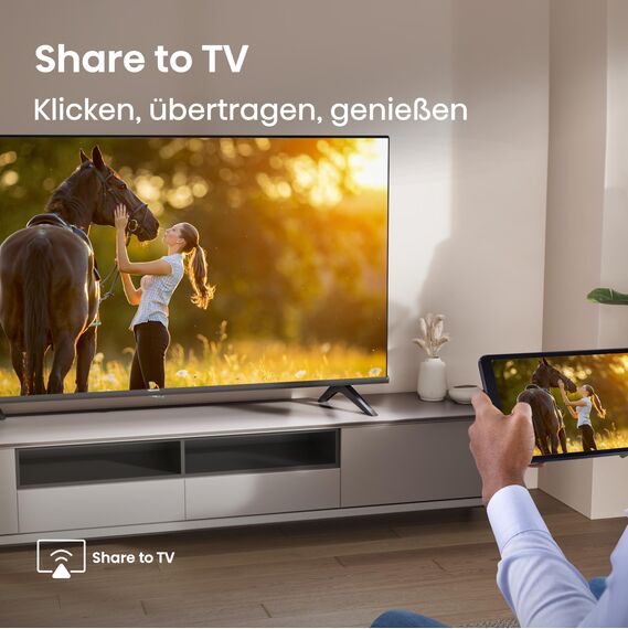 Hisense 40E4QT Fehrnseher, 40 Zoll, DLED, Smart TV, Game Mode, AI Sports Mode, Dolby Audio, Dolby MS12, DTS Virtual X, HDR10, HLG, Full HD, High Contrast, Rauschunterdrückung [2025]