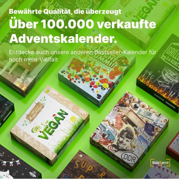 UMBRELLA® Veganer Bio Adventskalender 2025 [24 VEGANE LECKEREIEN] – Weihnachtskalender mit gesunden Bio-Snacks & pflanzlichen Spezialitäten – Geschenkidee für Veganer:innen & bewusste Genießer