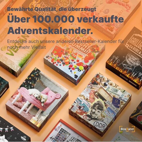 UMBRELLA® Hunde Adventskalender 2025 [MIT 24 PREMIUM-LECKERLIS] – Weihnachtskalender für Hunde – Natürliches Geschenk für Hundebesitzer & Tierfreunde – Geschenkidee für Hundebesitzer