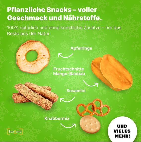 UMBRELLA® Veganer Bio Adventskalender 2025 [24 VEGANE LECKEREIEN] – Weihnachtskalender mit gesunden Bio-Snacks & pflanzlichen Spezialitäten – Geschenkidee für Veganer:innen & bewusste Genießer