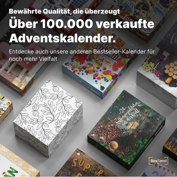 UMBRELLA® Saatgut Adventskalender 2025 [24 SORTEN GEMÜSE, KRÄUTER, OBST] – Kalender 2025 Saatgut Garten – Advents Kalender Samen 2025 Pflanzen – Adventskalender für Gartenfreunde und Gärtner