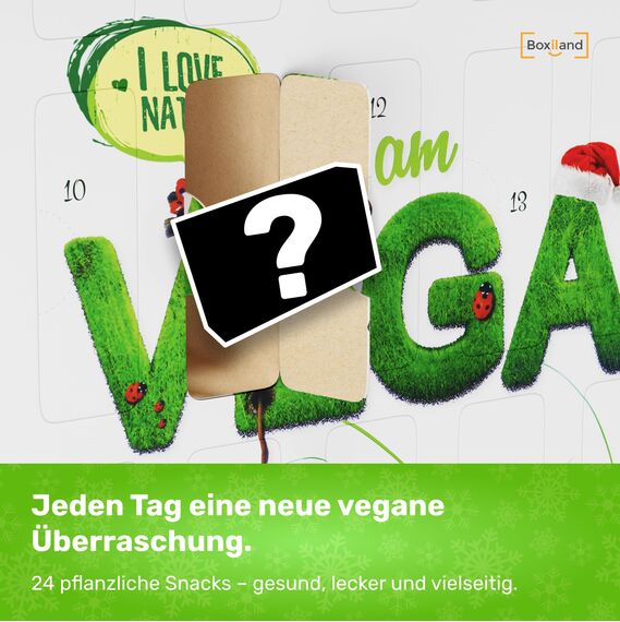 UMBRELLA® Veganer Bio Adventskalender 2025 [24 VEGANE LECKEREIEN] – Weihnachtskalender mit gesunden Bio-Snacks & pflanzlichen Spezialitäten – Geschenkidee für Veganer:innen & bewusste Genießer
