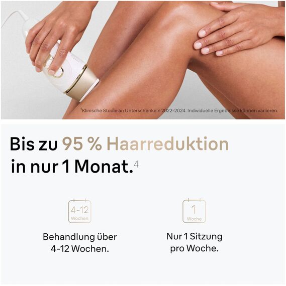Braun IPL Silk·expert Pro 5 – IPL Geräte Haarentfernung, Dauerhafte und Schmerzfreie Haarentfernung für Zuhause – inkl. Etui, Venus Rasierer, 2 Aufsätze, Designed In Germany – PL5152, Weiß/Gold