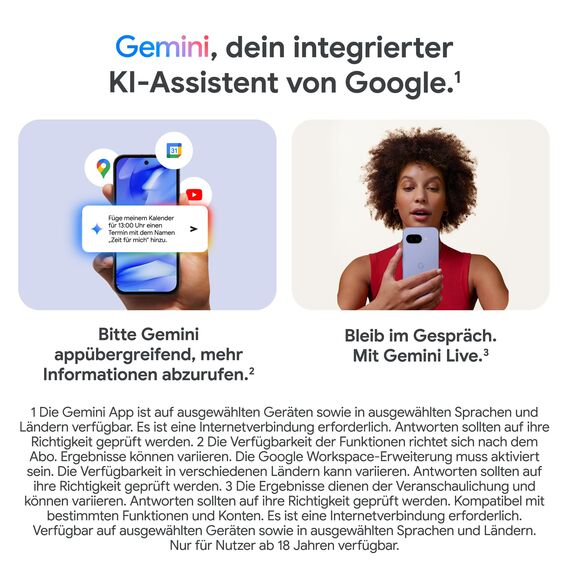 Google Pixel 9a: Android-Smartphone ohne SIM-Lock, mit KI-Kamera, 24 Stunden Akkulaufzeit und leistungsstarken Sicherheitsfunktionen – Peony, 128G B+ Pixel 9a Case, Peony