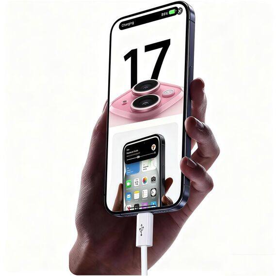 2m IPhone 17/16/15 Carplay ladegerät Ladekabel kabel, USB a auf USB C Kabel für iPhone 17/16 Pro Max/16 Plus/16E/15 Pro/AirPods Pro 3rd/2nd Gen/AirPods 4/Max 2/IPad USB C Car Auto Verlängern Ladekabel