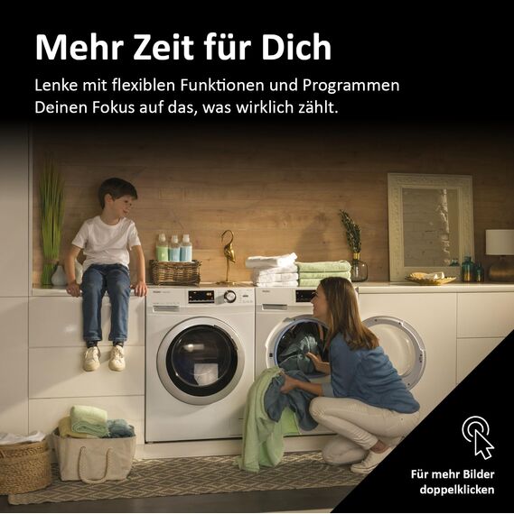 Haier SERIE 636 HW70-BP14636N I Frontlader Waschmaschine 7kg I Washing Machine mit A-Effizienz, 1.400 U/Min. & sparsamem Inverter-Motor I Inkl. Vollwasserschutz, Dampffunktion & Mengenautomatik