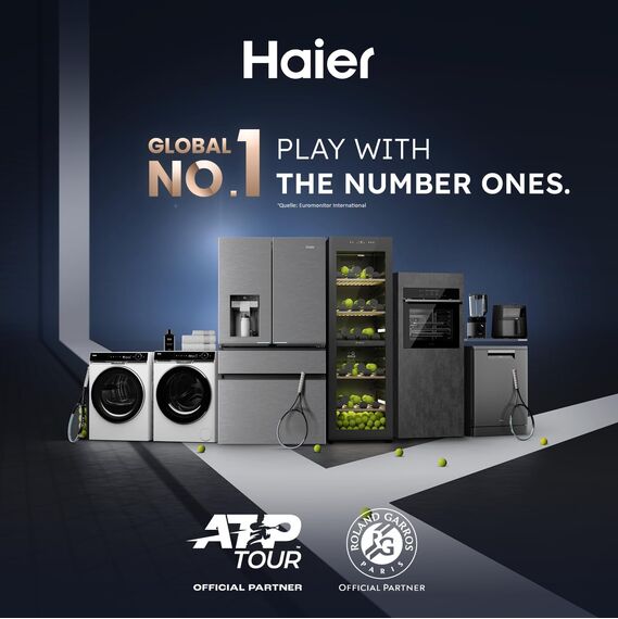 Haier Frontlader Waschmaschine 8kg I I-PRO SERIE 1 HW80-BP14929 I Washing Machine mit A-Effizienz, 1.400 U/Min. & sparsamem Inverter-Motor I Inkl. Refresh- sowie Expressprogramm und Mengenautomatik