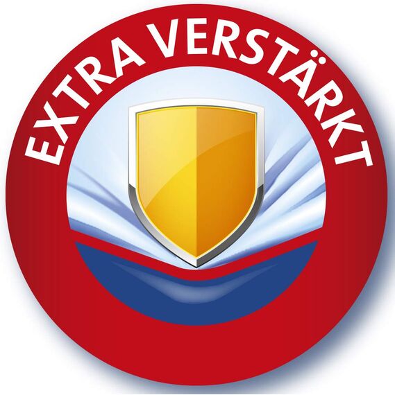 Swirl Tragegriff-Müllbeutel, 20 Liter, Antibakteriell, 4 Rollen mit je 20 Beuteln, Weiß