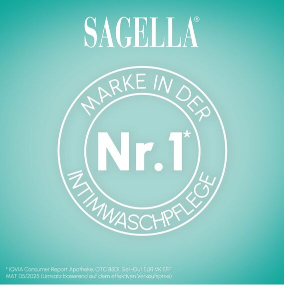 SAGELLA hydramed: Antibakterielle Waschlotion für den Intimbereich, Intimpflege bei Entzündungen und erhöhtem Infektionsrisiko, 250 ml
