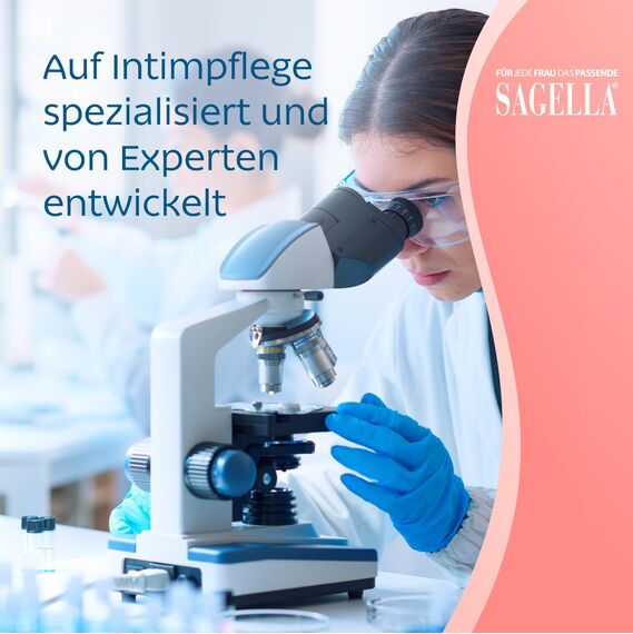 SAGELLA poligyn - Comfort 50 Plus: Intimwaschlotion mit Kamillenextrakt und Bisabolol, Intimpflege ab der Menopause, 500 ml