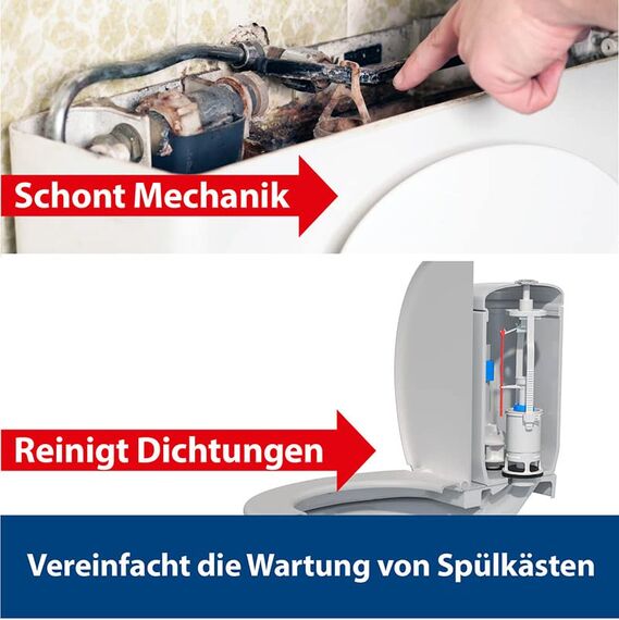 MELLERUD Spülkasten Reiniger | 1 x 0,5 l | Effektives Reinigungsmittel zum Entfernen von Ablagerungen im Spülkasten