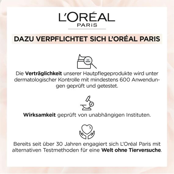 L'Oréal Paris Feuchtigkeitspflege für das Gesicht, Pflegende Anti-Aging Creme mit Kollagen Biosphären, Mildert Fältchen und spendet 24H Feuchtigkeit, Anti-Falten Experte 35+, 1 x 50ml