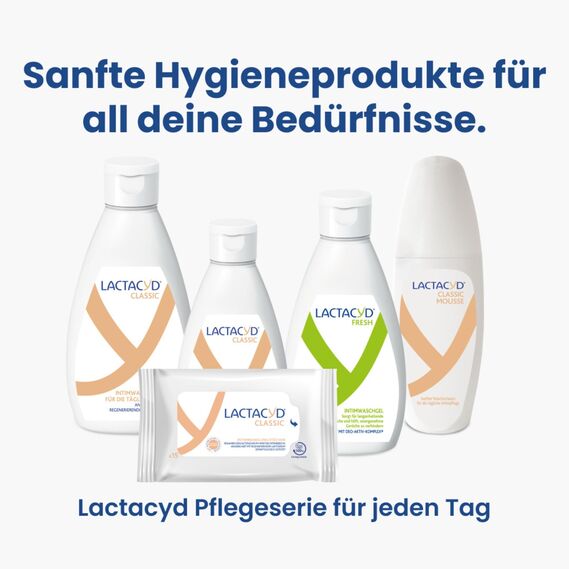 Lactacyd® Classic Intimwaschlotion – Mit angepasstem pH-Wert und natürlicher L-Milchsäure – Klinisch geprüft & bestätigt – 200 ml