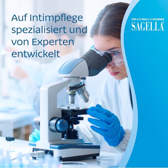 SAGELLA pH 3,5 – DAILY WELL-BEING: Intimwaschlotion mit Milchsäure und Salbei-Extrakt für die tägliche Intimpflege, 250 ml