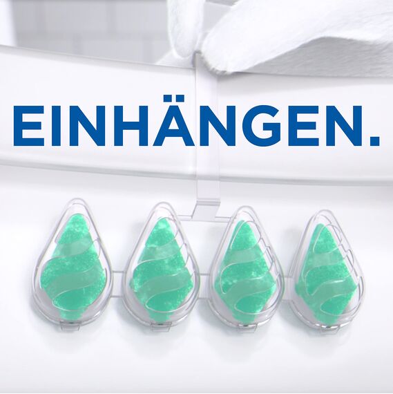 WC-Ente Active Clean WC Duftspüler-Einhänger, WC Reiniger, Ocean Wave, Marine-Duft, 38,6 ml
