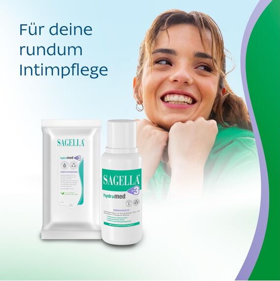 Sagella® Hydramed Intimwaschlotion, für Frauen in allen Lebensphasen mit erhöhtem Infektionsrisiko 100 ml