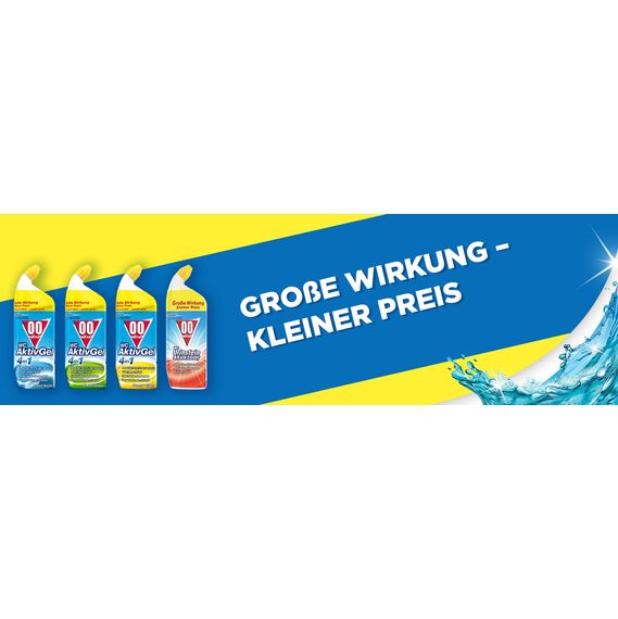 00 null null WC AktivGel 4in1 Flüssiger WC-Reiniger, Cool Arctic, 1er Pack (1x750 ml)