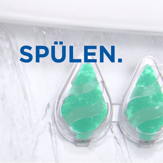 WC-Ente Active Clean WC Duftspüler-Einhänger, WC Reiniger, Ocean Wave, Marine-Duft, 38,6 ml