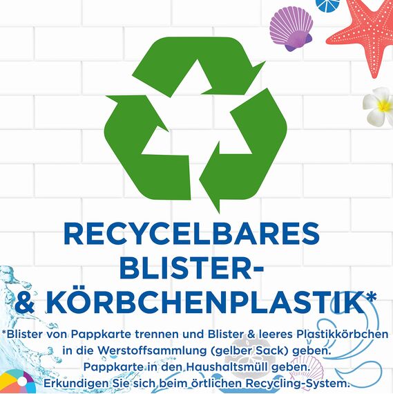 WC-Ente Active Clean WC Duftspüler-Einhänger, WC Reiniger, Ocean Wave, Marine-Duft, 38,6 ml